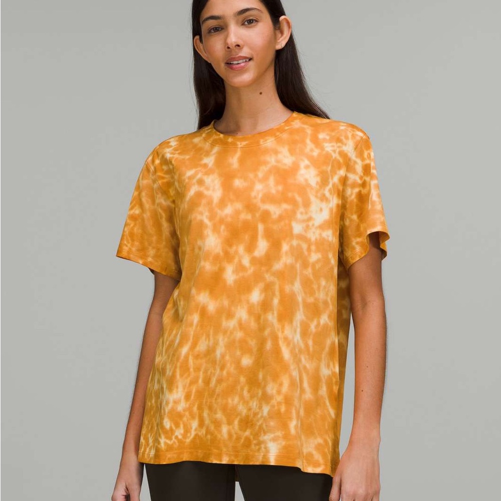 Lululemon All Yours cotton tie dye tee